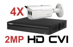 Kit DAHUA supraveghere HD exterior Pro ve04FHD 2Megapixeli