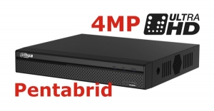 DVR 4MP pentabrid 4+2 camere HD+IP DAHUA XVR5104HS-4M