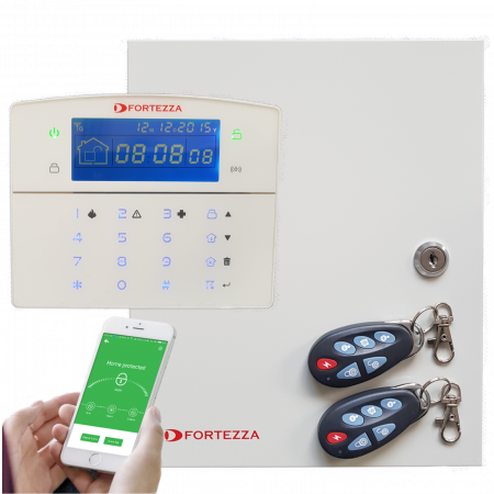 Sistem alarma hybrid (wireless+cablat) Fortezza Pro GSM/IP COM1832